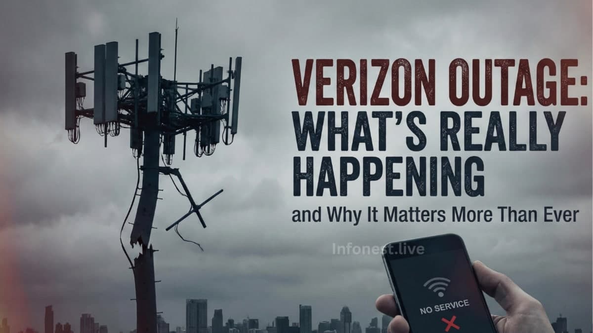 Verizon Outage in the US Explained: Why Service Goes Down, What Causes Network Disruptions, and How These Outages Affect Calls, Data, Internet, and Everyday Life
